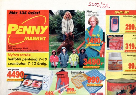 Penny Market - reklámújságok tervezése több mint 8 éven keresztül